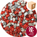 Fish Tank Gravel - Natural Octopus Orange - 7102M